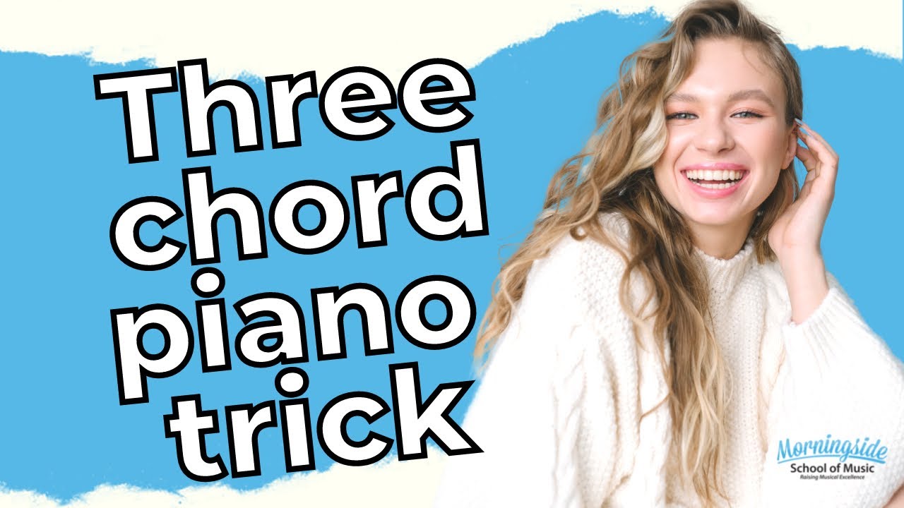 Easy Piano Lesson For Beginners - Three Chord Piano Trick (Fast!)