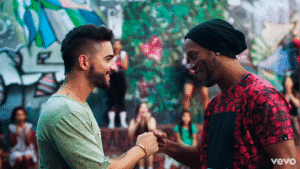 Maluma with Ronaldinho