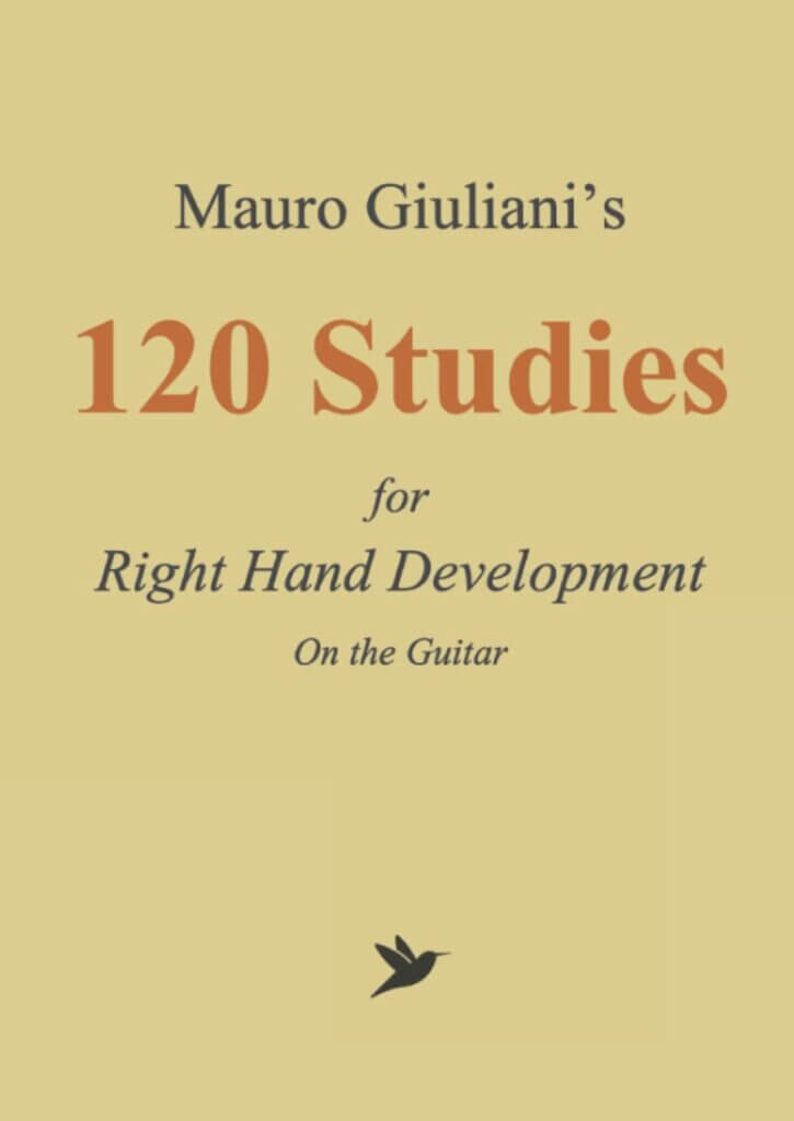 120 Studies for Right Hand Development on the Guitar,book,