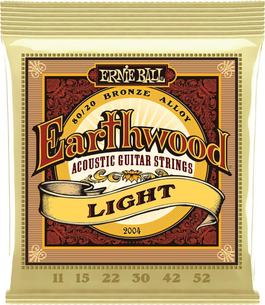 Ernie Ball,Guitar,Strings,Earthwood,Light,Guitar Strings,