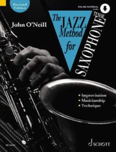 Jazz Method,sax book,sax books,learn to play the saxophone,online,