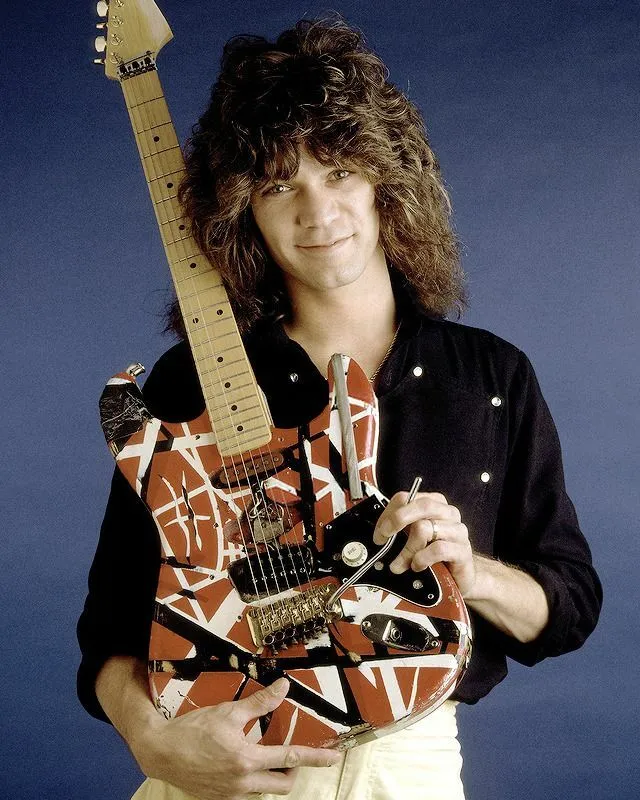 Eddie Van Halen Frankenstrat Eddie Van Halen,Frankenstrat,guitar,Fender,Stratocaster,EVH,