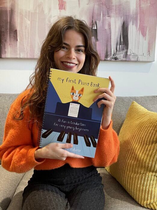 camila valério,My First Piano Book,children's piano book,kids,children,book,