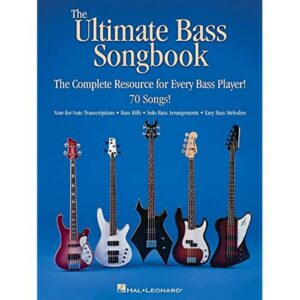 The Ultimate Bass Songbook,learn bass,best bass books,